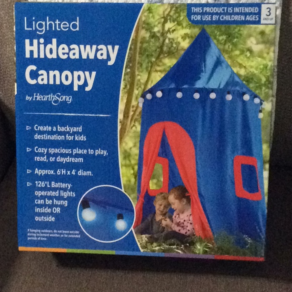 Lighted Hideaway Canopy